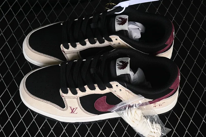 All categories Nk SB Dunk Series Nk SB Dunk Low High-end customized low-top sneakers Nike SB Dunk Low Year of the Horse limited edition sand ink rose purple high-end customized low-top casual sneakers SG6688-008
